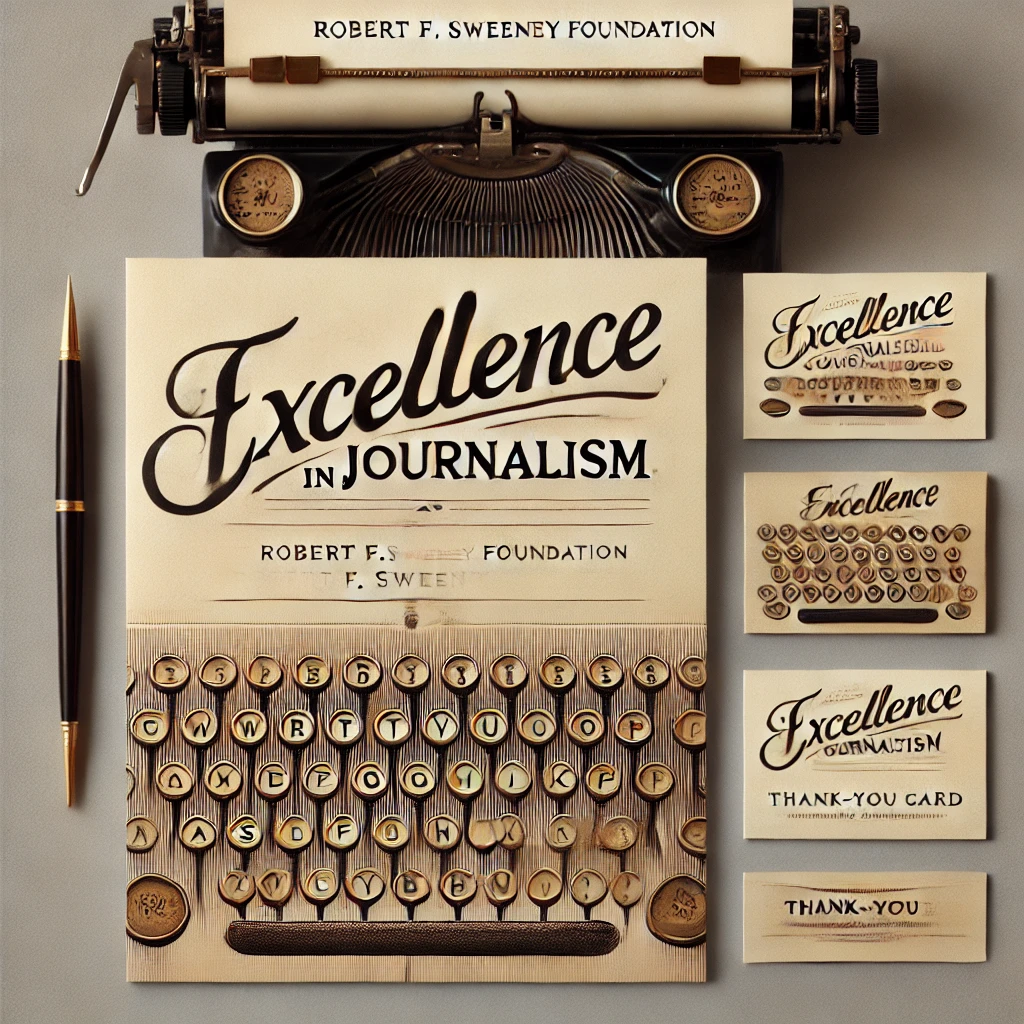 Robert F. Sweeney Foundation Excellence in Journalism artwork
